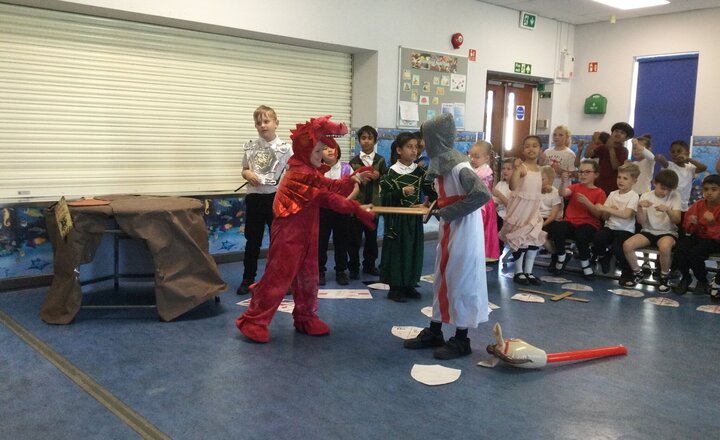 Image of Year 3 St George's Day Assembly